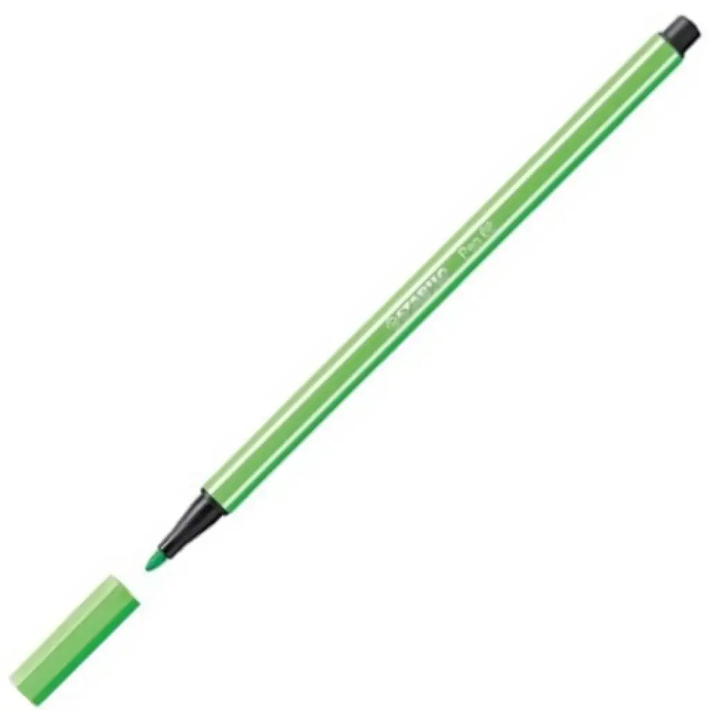 Stabilo: Pen 68 Filzstift in hellsmaragdgrün, 1mm Bild 2