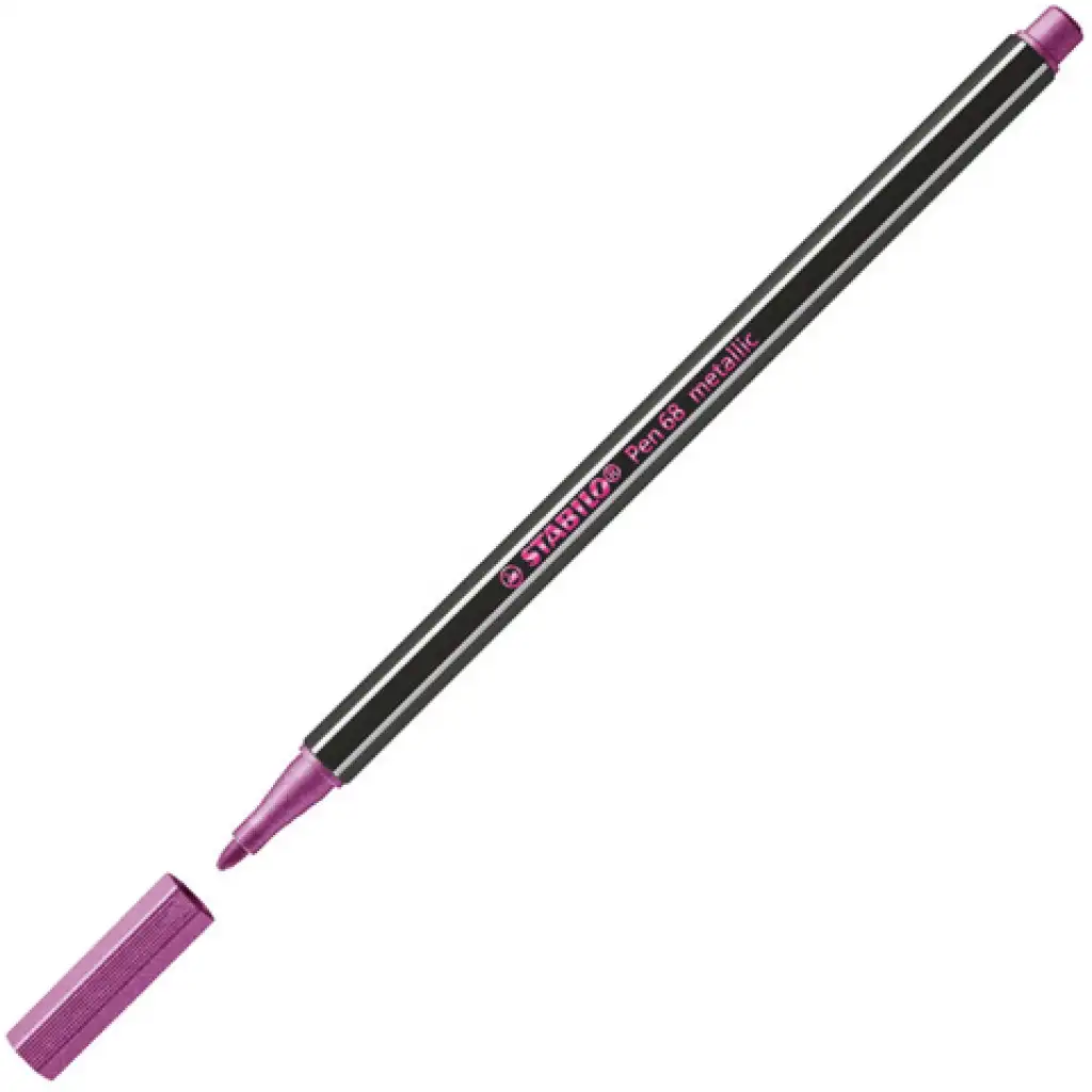 Stabilo: Pen 68 rosa Metall-Filzstift Bild 1