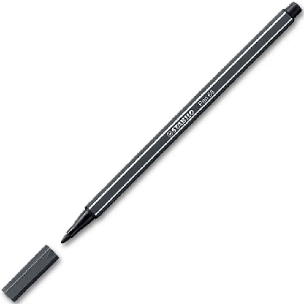Stabilo: Pen 68 tiefkaltgrauer Filzstift Bild 1