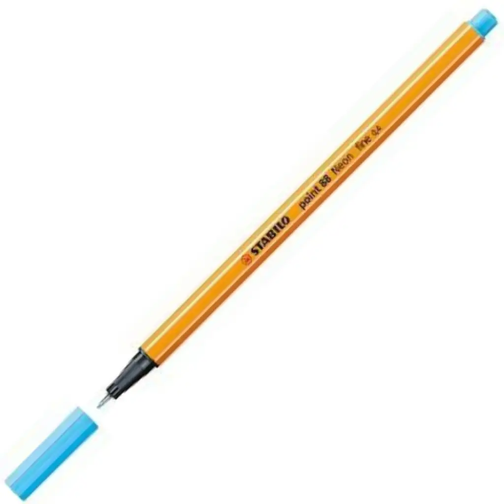 Stabilo: Point 88 Fineliner 0,4mm in Neonblau Bild 2
