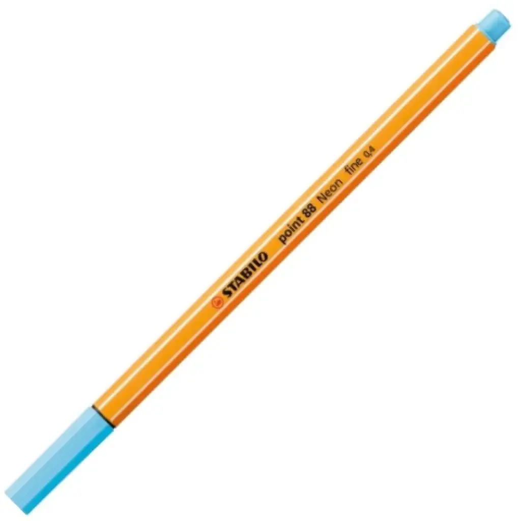 Stabilo: Point 88 Fineliner 0,4mm in Neonblau Bild 1