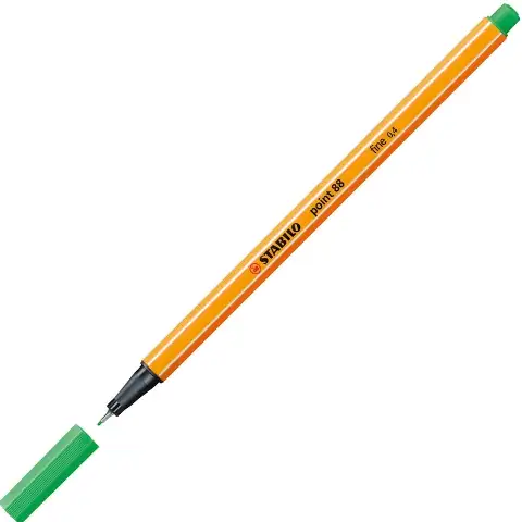 Stabilo: Point 88 Fineliner 0,4mm in Smaragdgrün Bild 2