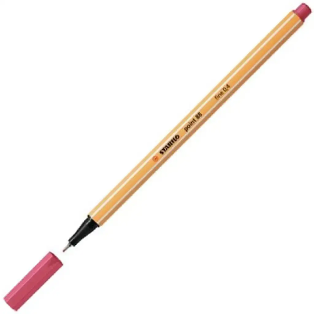Stabilo: Point 88 Fineliner in Erdbeerfarbe Bild 1