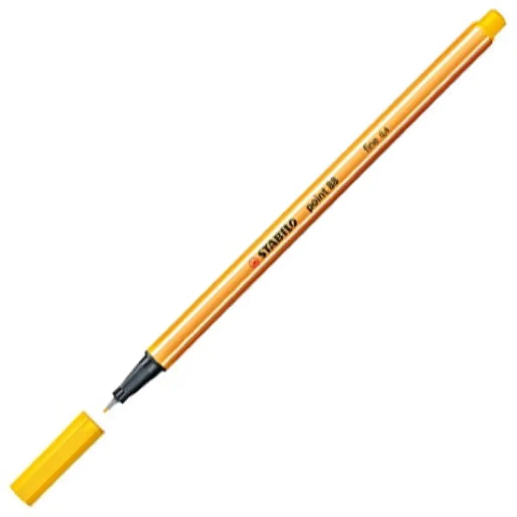 Stabilo: Point 88 zitronengelbe Fineliner 0,4mm Bild 1