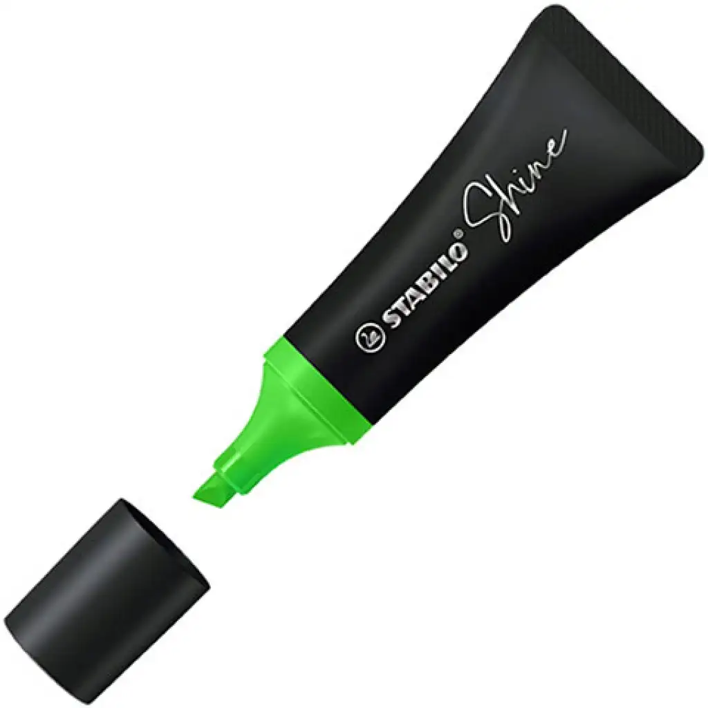 Stabilo: Shine Textmarker grün Bild 1