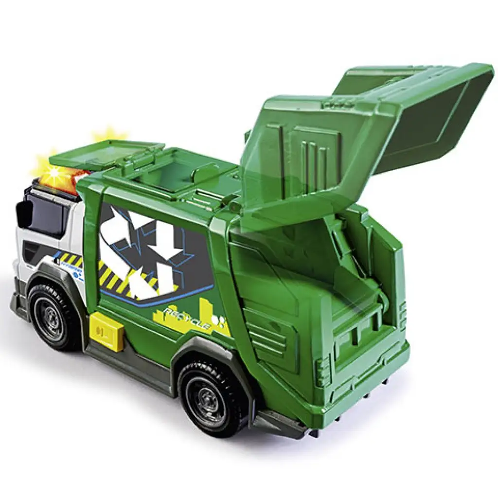 Städtischer Müllwagen mit Licht und Sound 15cm - Dickie Toys Bild 3