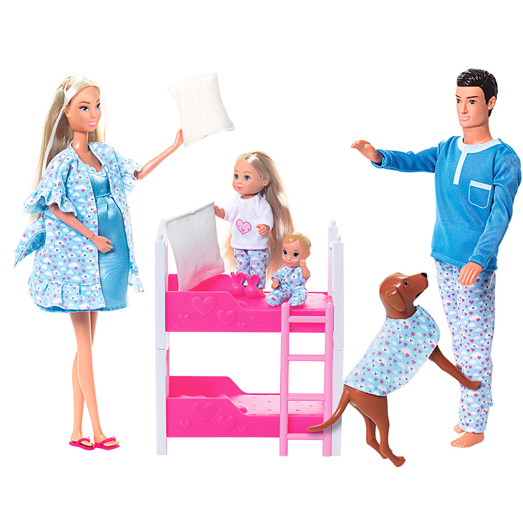Steffi Love – Pyjama-Party Familien-Spielset - Simba Toys Bild 3
