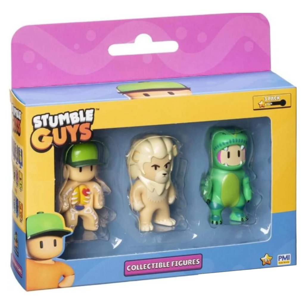 Stumble Guys 3er-Figurenset in verschiedenen Varianten 2. Serie Bild 3