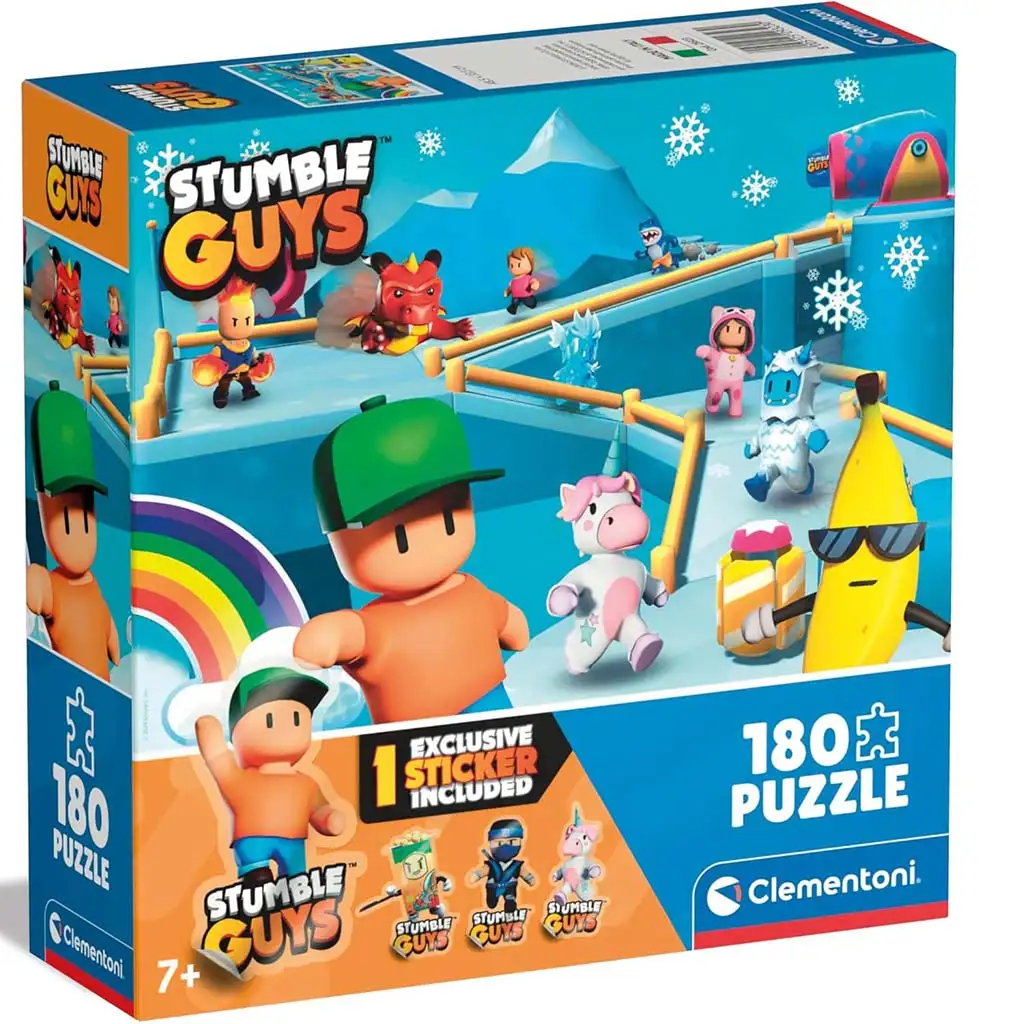 Stumble Guys Der Weg zum Sieg 180-teiliges Super-Puzzle - Clementoni Bild 1