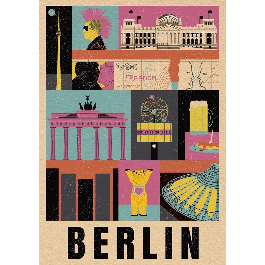 Style in the City Berlin 1000 Teile Puzzle - Clementoni Bild 2