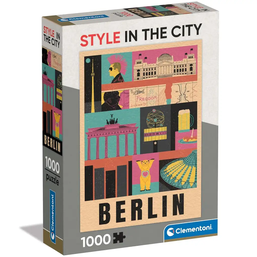 Style in the City Berlin 1000 Teile Puzzle - Clementoni Bild 1