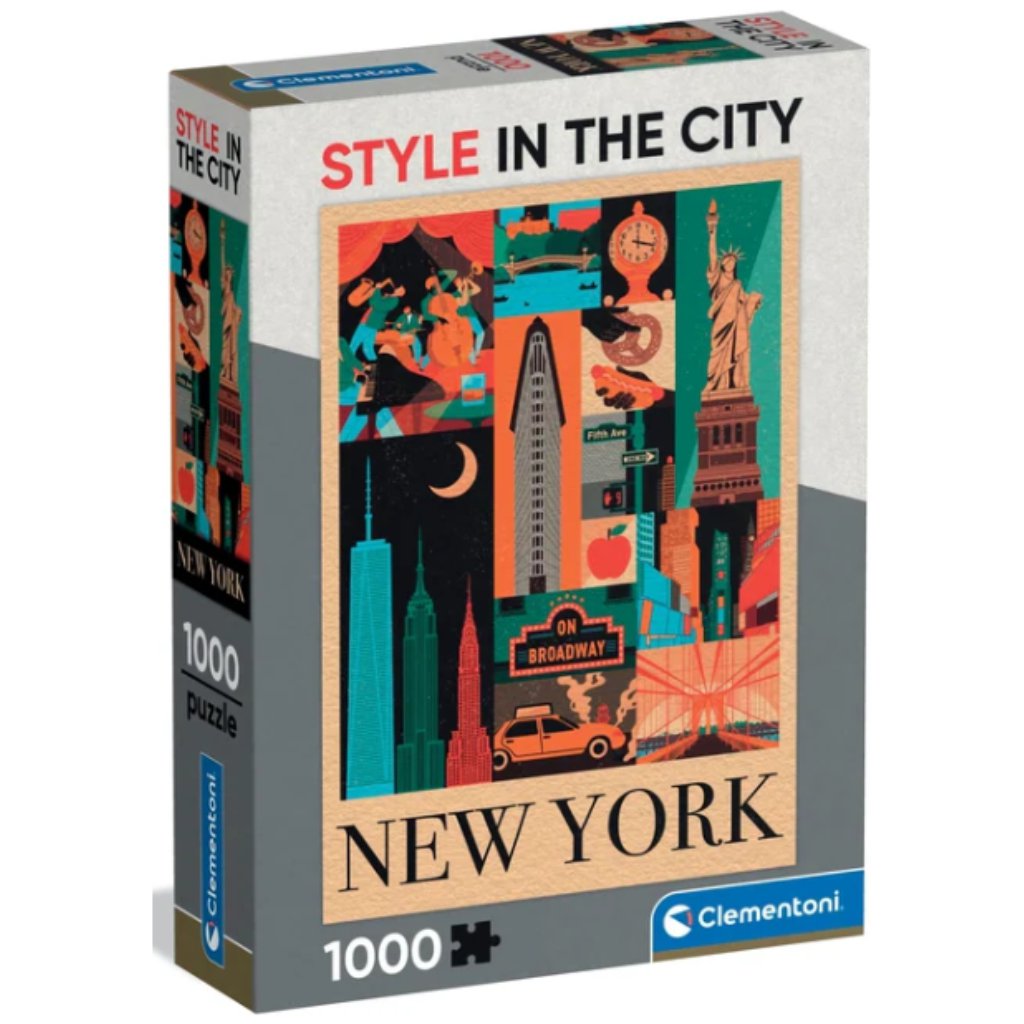 Style in the City New York Puzzle, 1000 Teile - Clementoni Bild 1