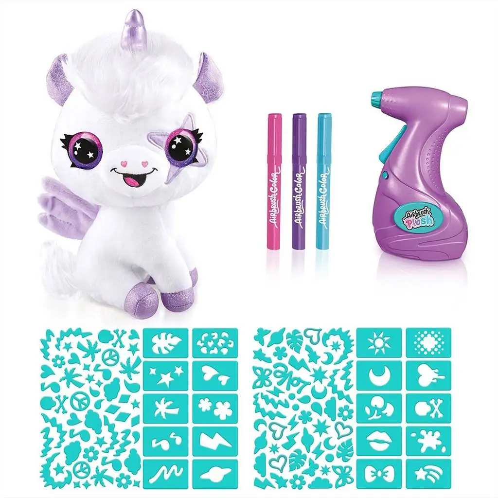 Style4Ever Färbbare Plüsch leuchtender Einhorn Set Bild 4