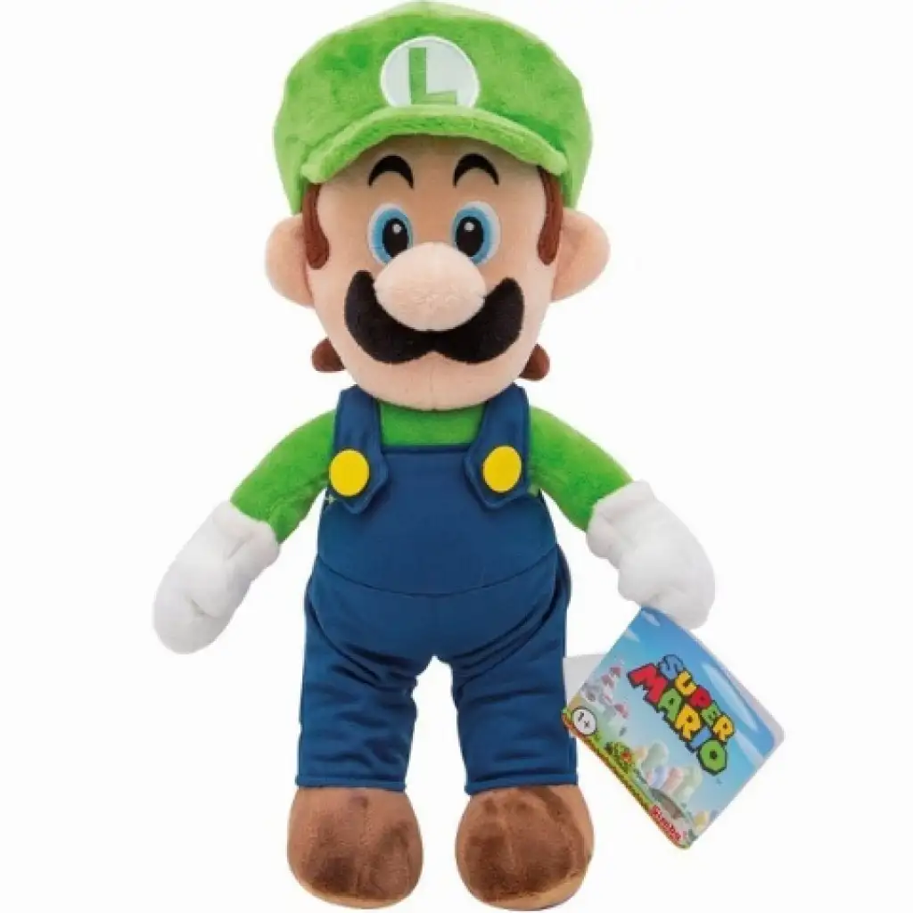 Super Mario: Luigi Plüschfigur in 30 cm Größe Bild 1