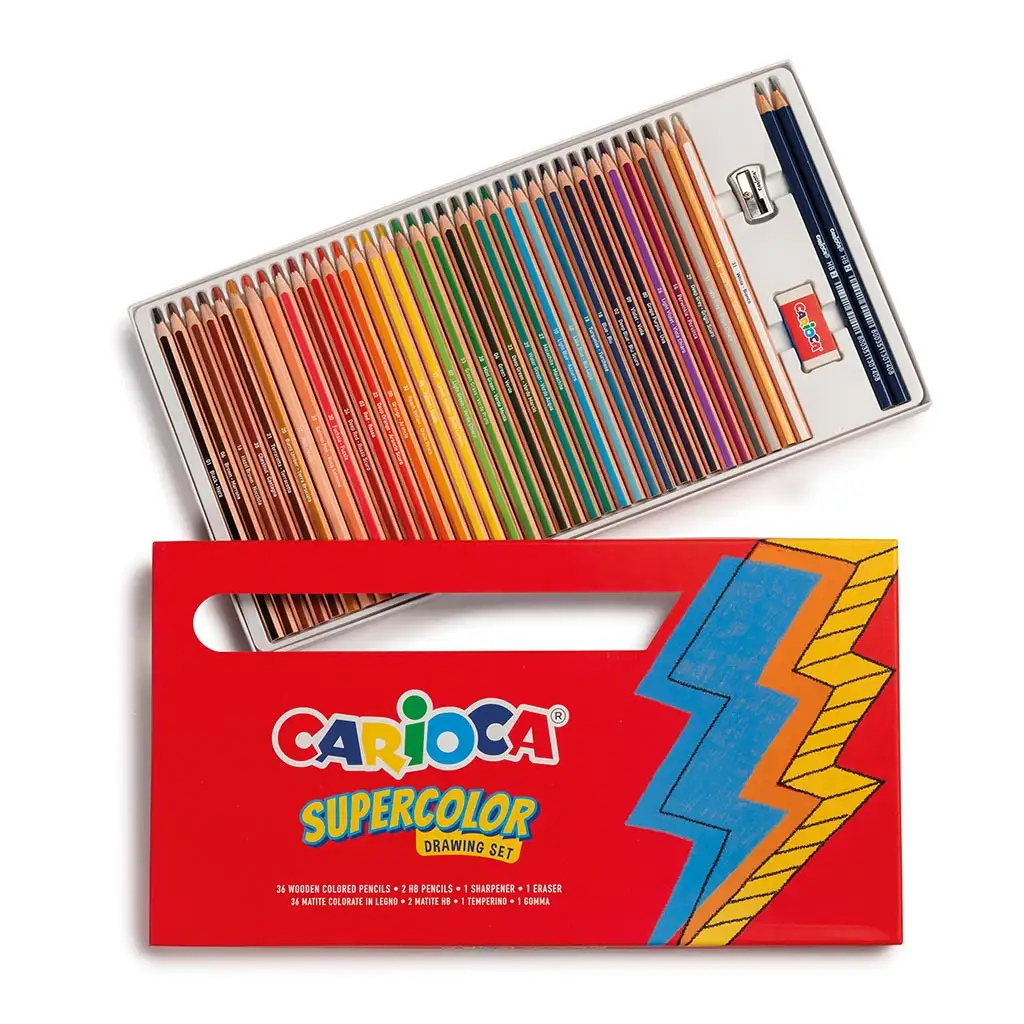 Supercolor 40-teiliges Zeichenset - Carioca Bild 2