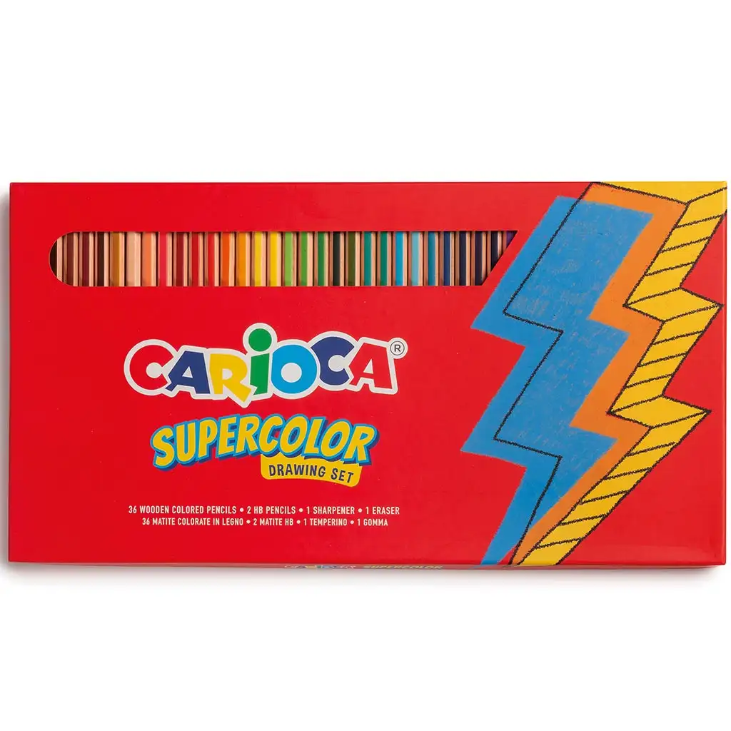 Supercolor 40-teiliges Zeichenset - Carioca Bild 1