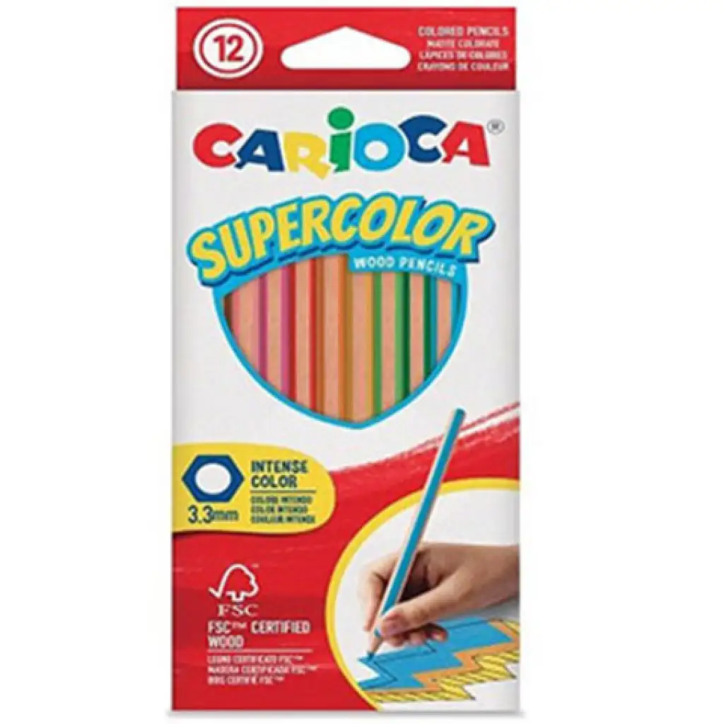 Supercolor bunte Buntstifte 12er Set - Carioca Bild 1