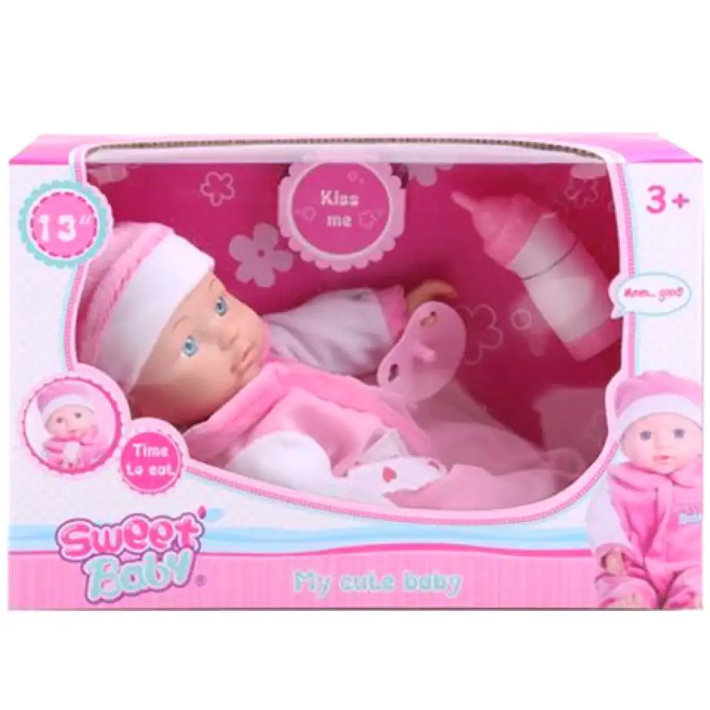 Sweet Baby Puppe mit Zubehör 33cm Bild 1