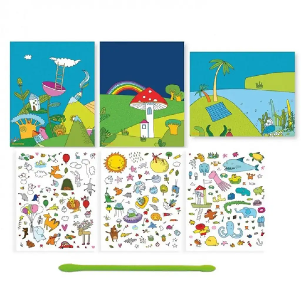 Sycomore: Sticker-Set für eine imaginäre Welt Bild 2