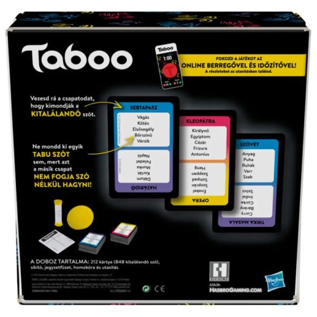 Tabu (Taboo) Familienspiel - Hasbro Bild 2