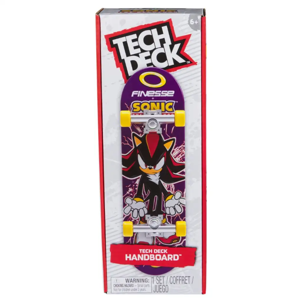 Tech Deck: Handboard Riesenbrett Sonic Muster Skateboard - Spin Master Bild 1