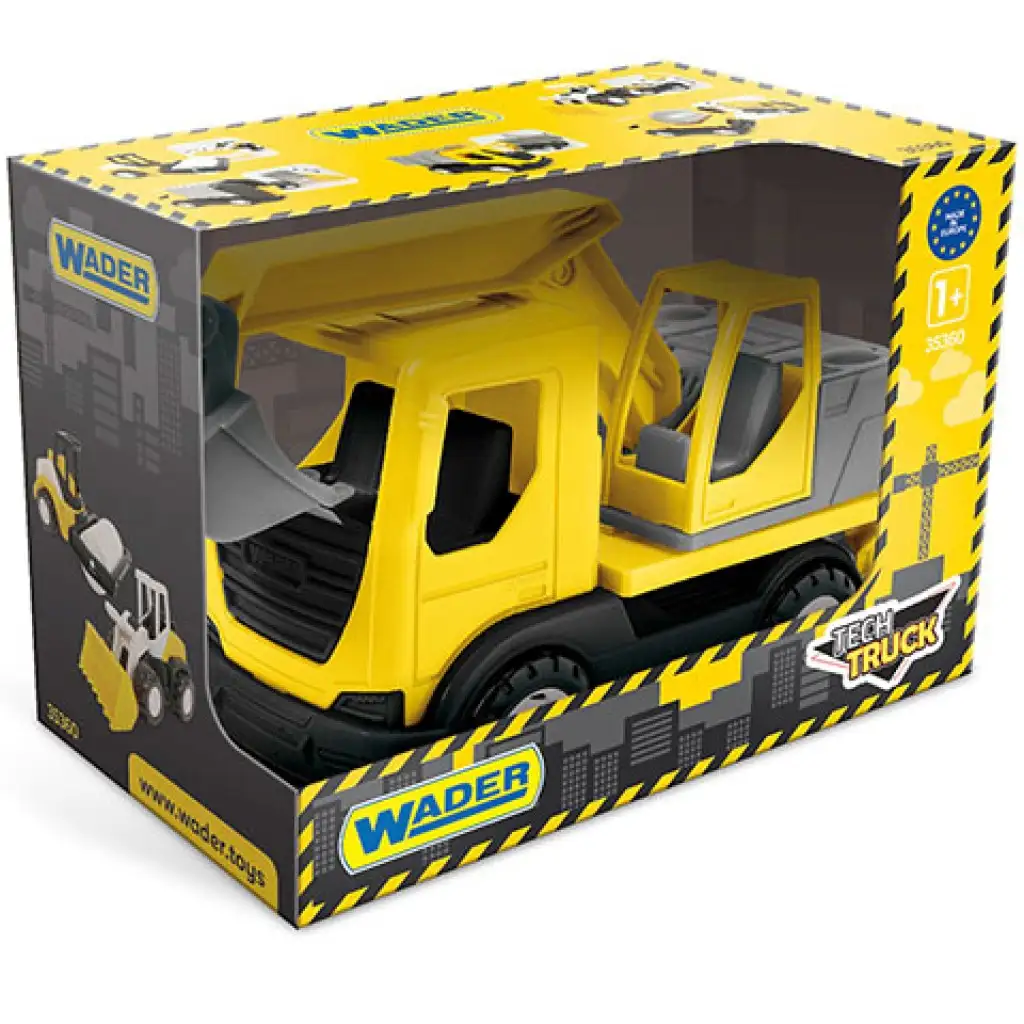 Tech Truck Bagger-LKW in Schachtel 27cm - Wader Bild 1