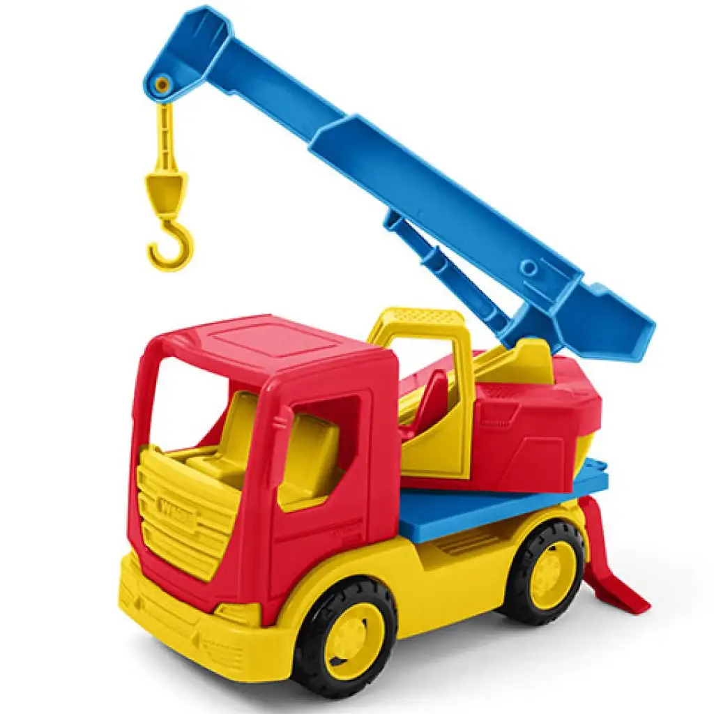Tech Truck bunter Kranwagen 26cm - Wader Bild 1