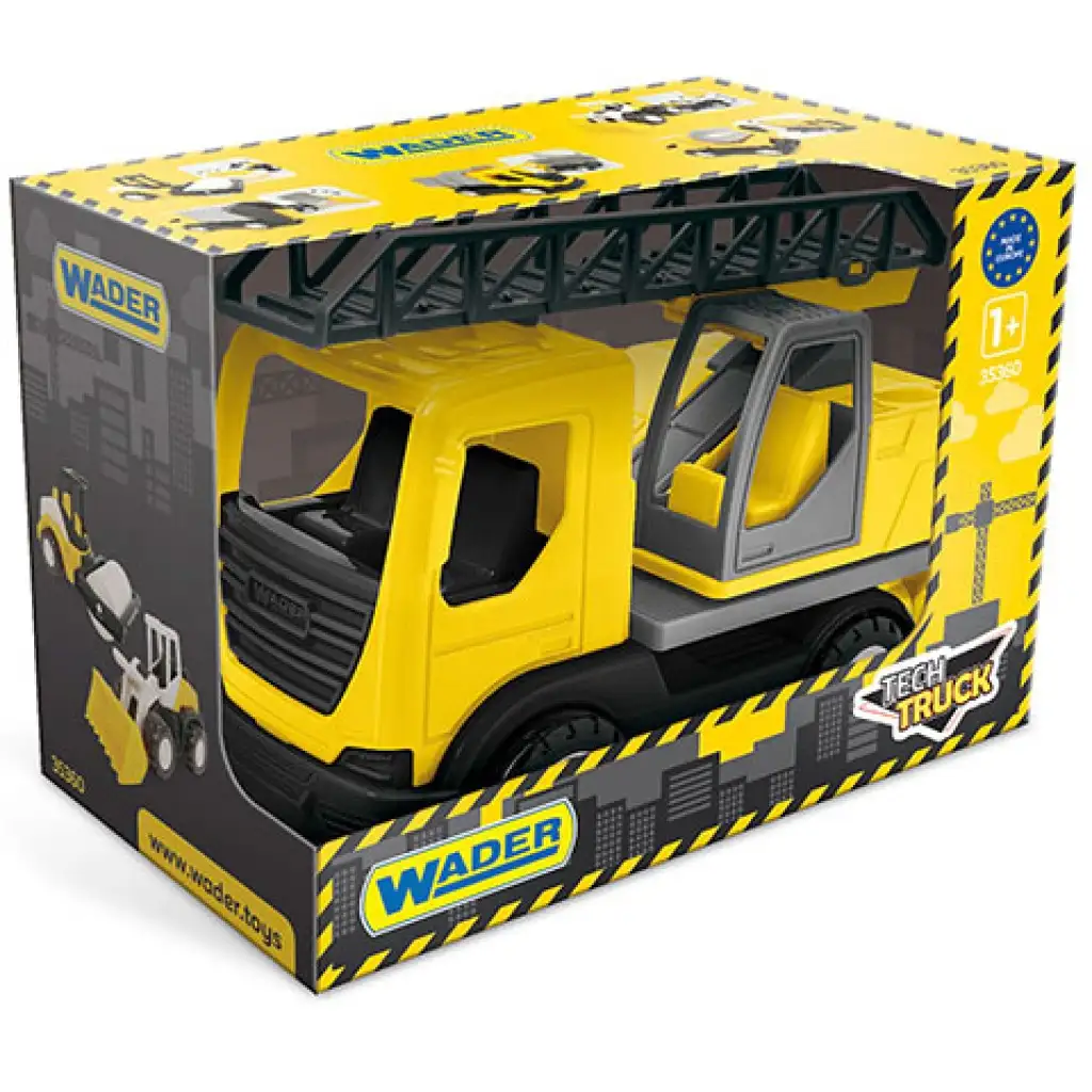 Tech Truck Leiterwagen im Karton 23cm - Wader Bild 1