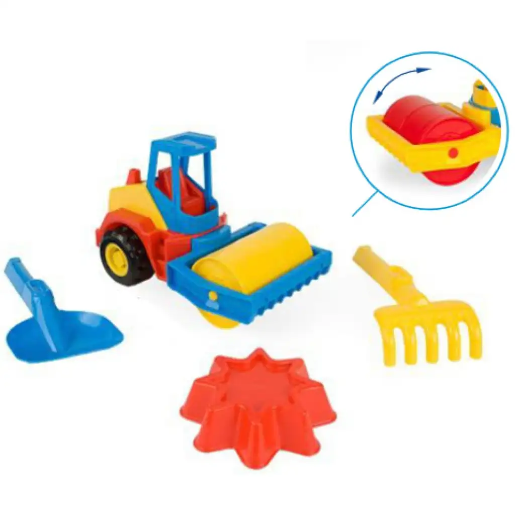 Tech Truck Anhänger mit Sandkasten-Set 24cm - Wader Bild 1
