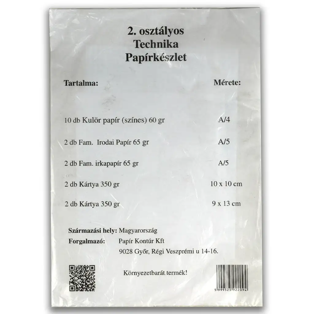 Technik Papier Set für die 2. Klasse 18-teilig Bild 1