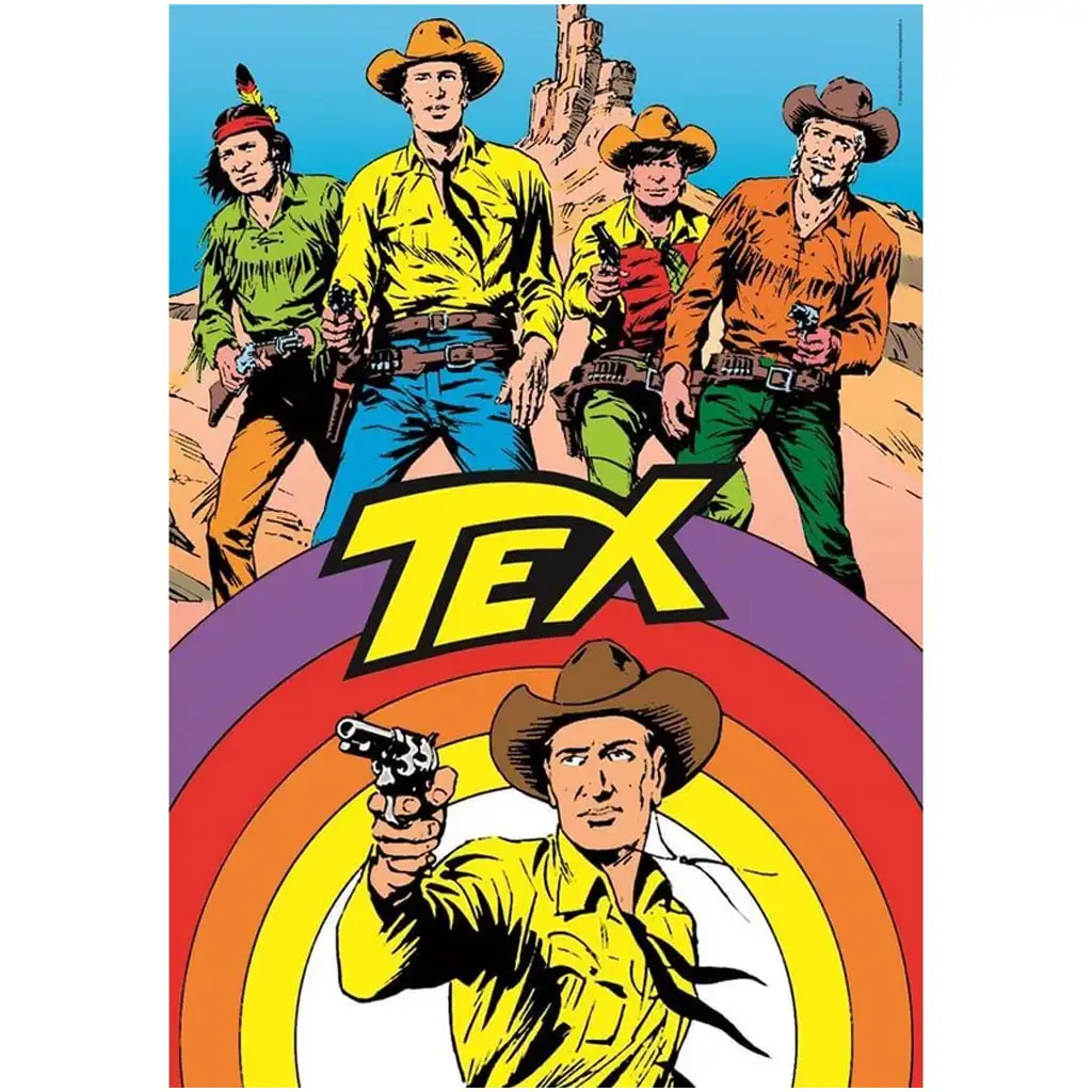 Tex Comic HQC 1000-teilige Puzzle mit Poster - Clementoni Bild 2