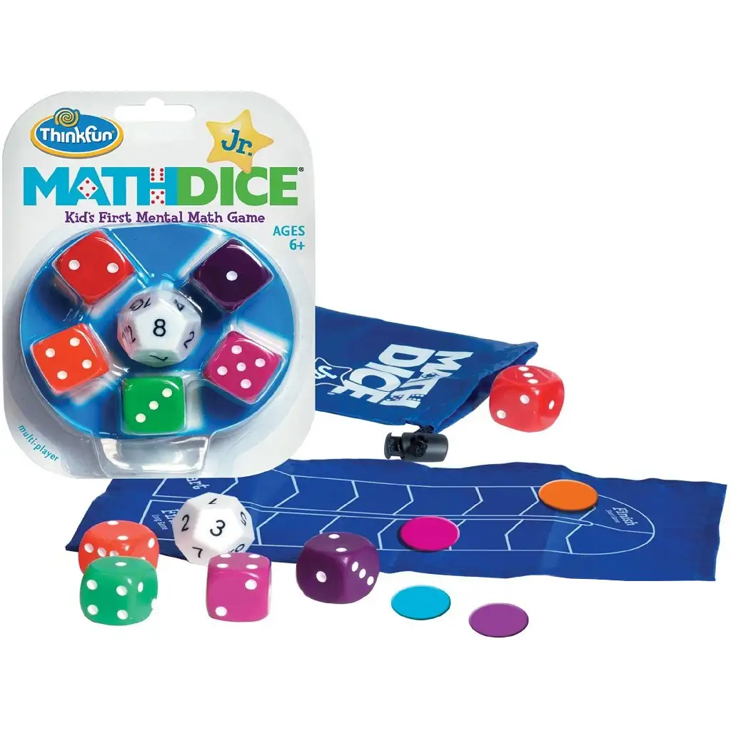 Thinkfun: Math Dice Junior Gesellschaftsspiel Bild 2