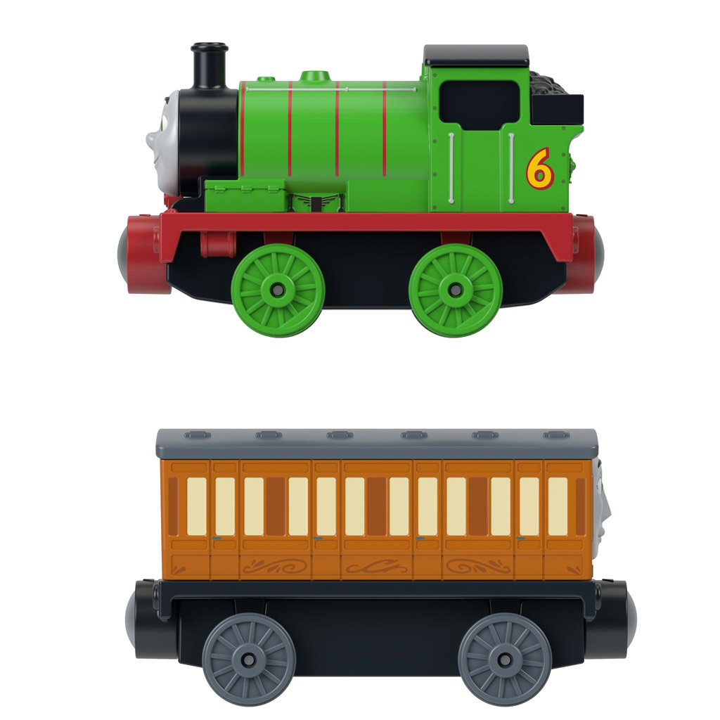 Thomas Deluxe Lokomotive Doppelpack Percy & Clarabel - Mattel Bild 2