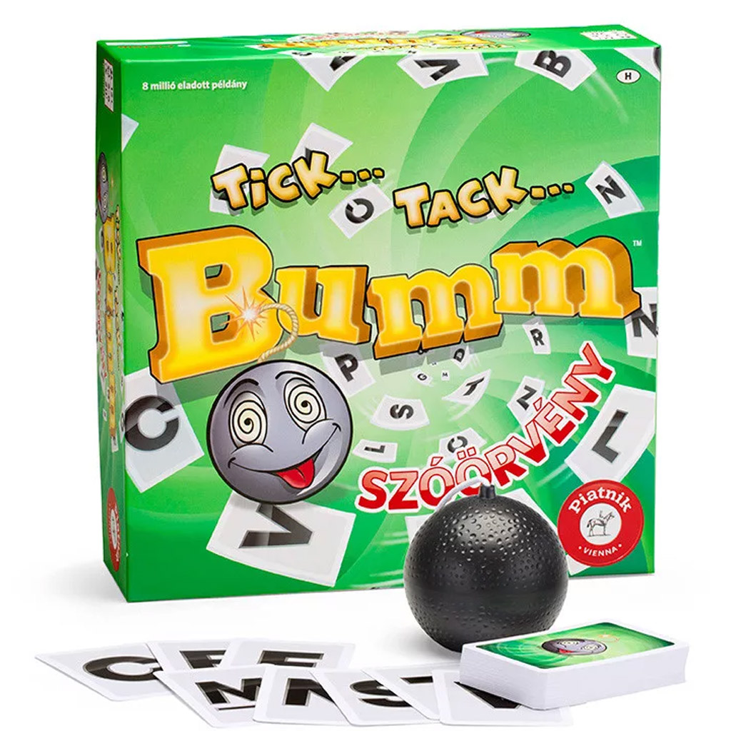 Tick Tack Bumm - Wortwirbel-Gesellschaftsspiel - Piatnik Bild 1