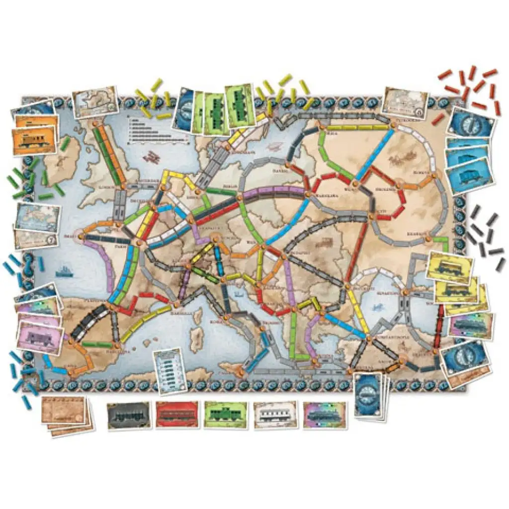 Ticket to Ride Europa Gesellschaftsspiel Bild 3