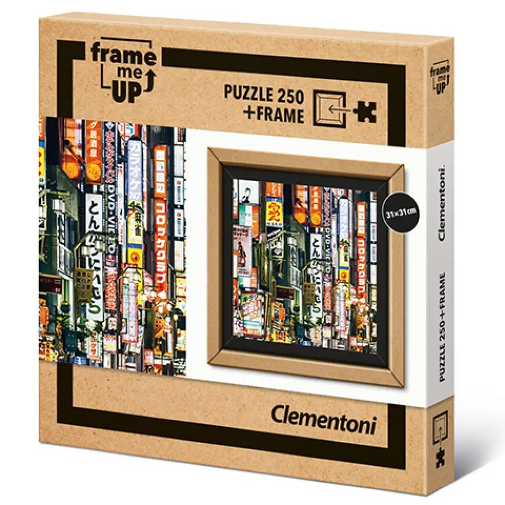 Tokio Lichter 250-teiliges Puzzle mit Rahmen - Clementoni Bild 1