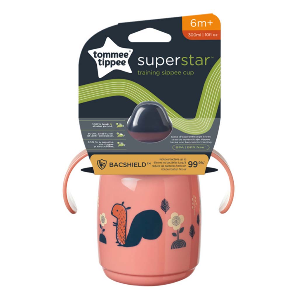 Tommee Tippee: Superstar Trinkbecher rosa 300ml (6 Monate+) Bild 1