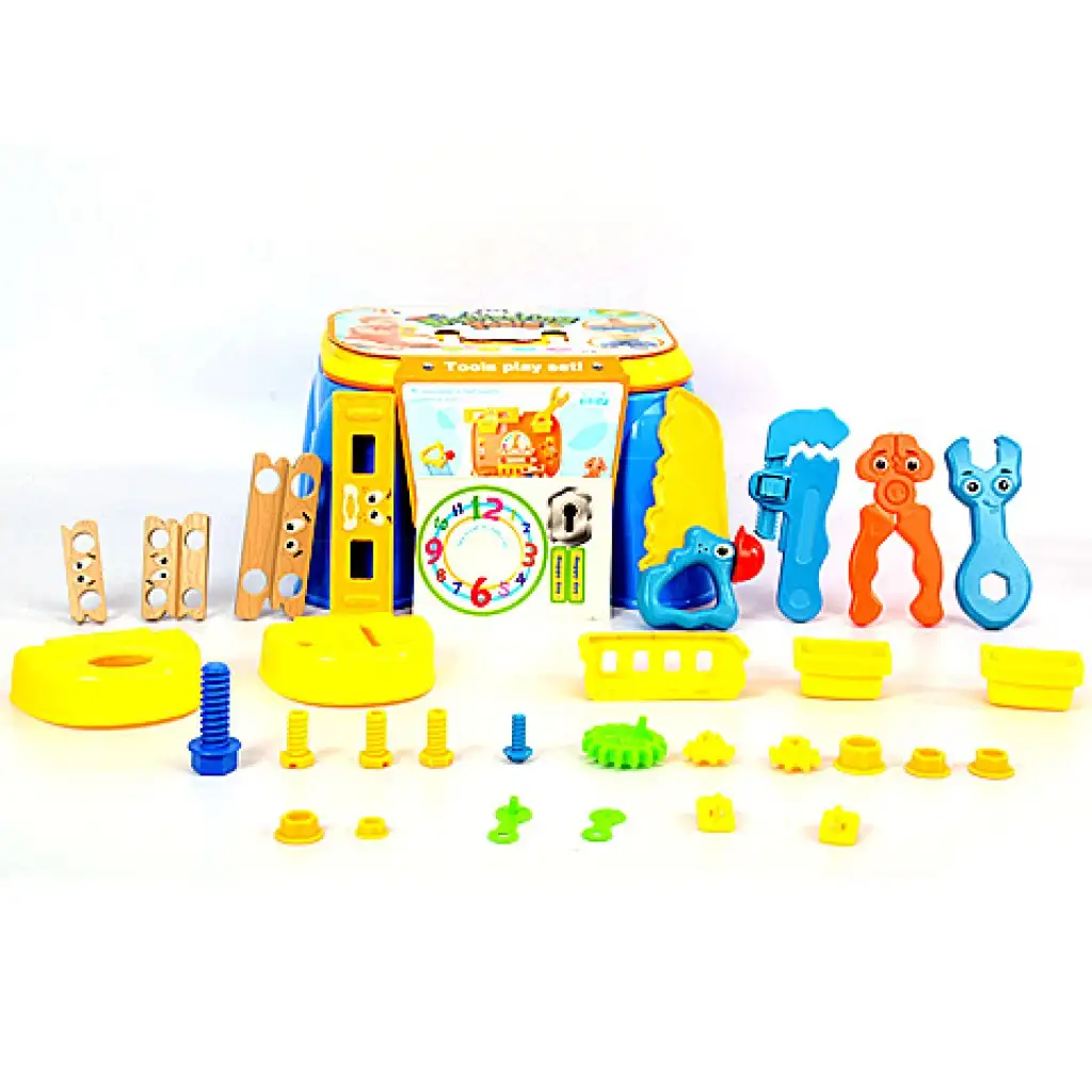 Tragbarer Hocker mit Werkzeugset Bild 1