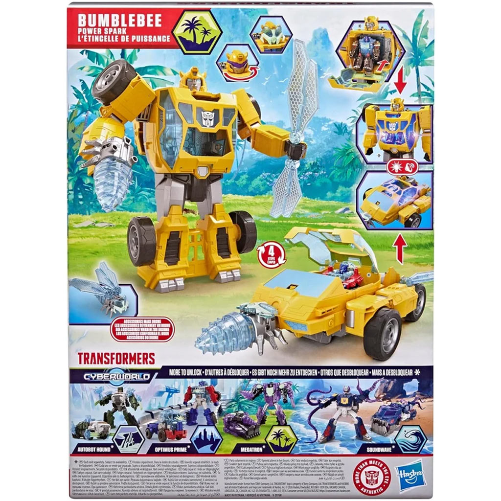 Transformers CYBERWORLD Bumblebee Power Spark Roboterfigur - Hasbro Bild 4