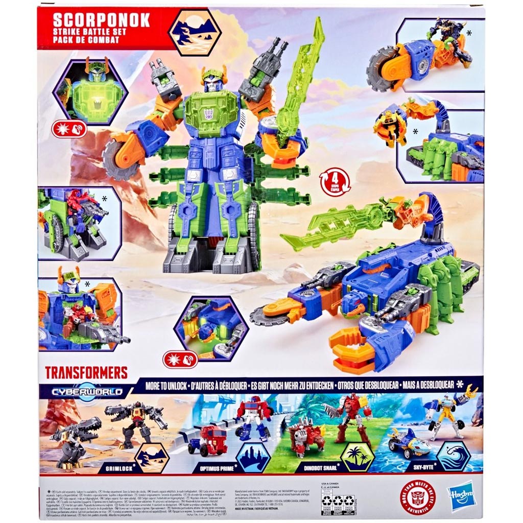 Transformers CYBERWORLD: Scorponok Angriffsschlacht Spielset - Hasbro Bild 4