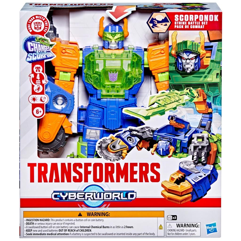 Transformers CYBERWORLD: Scorponok Angriffsschlacht Spielset - Hasbro Bild 1