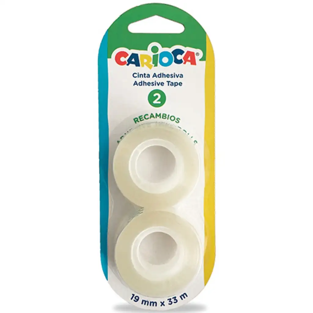 Transparenter Klebeband 1,9cmx33m 2er-Set - Carioca Bild 1