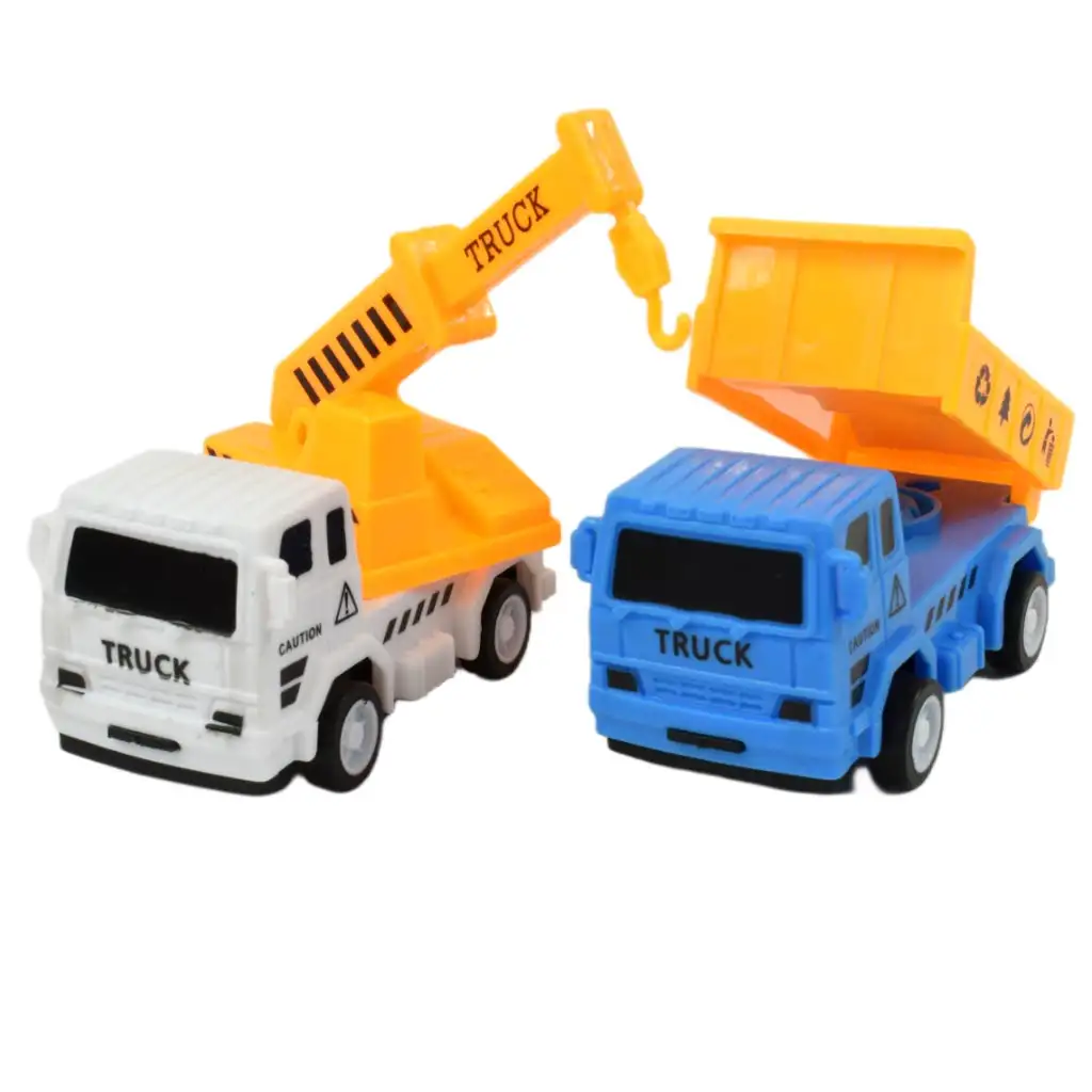 Truck Working: 7-teiliges Schwungrad-Bausatz-Set mit Autos, Fahrzeugen und Zubehör Bild 2