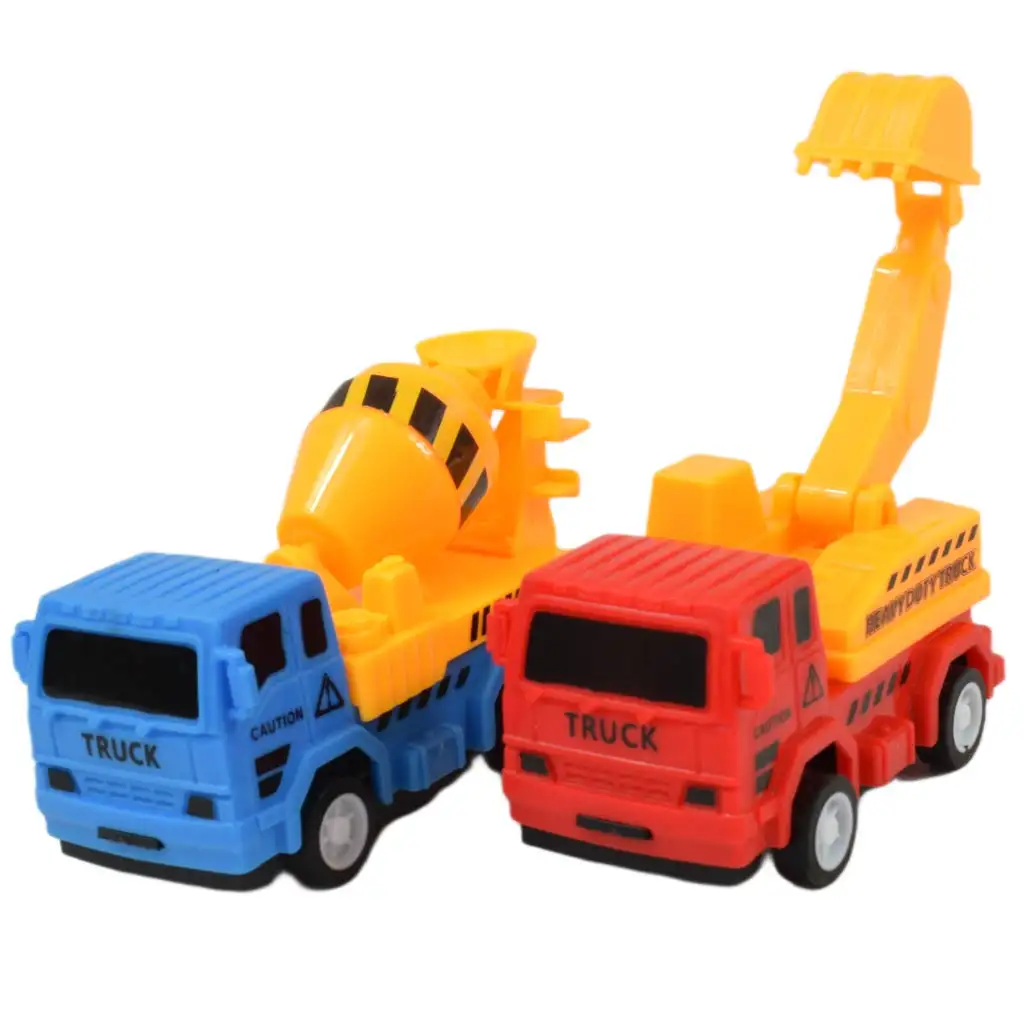 Truck Working: 7-teiliges Schwungrad-Bausatz-Set mit Autos, Fahrzeugen und Zubehör Bild 3