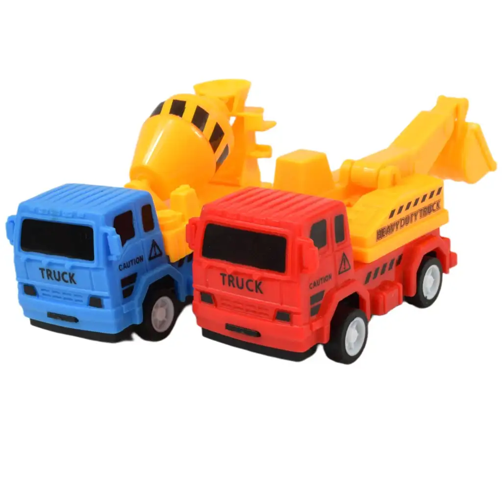 Truck Working: 7-teiliges Schwungrad-Bausatz-Set mit Autos, Fahrzeugen und Zubehör Bild 4