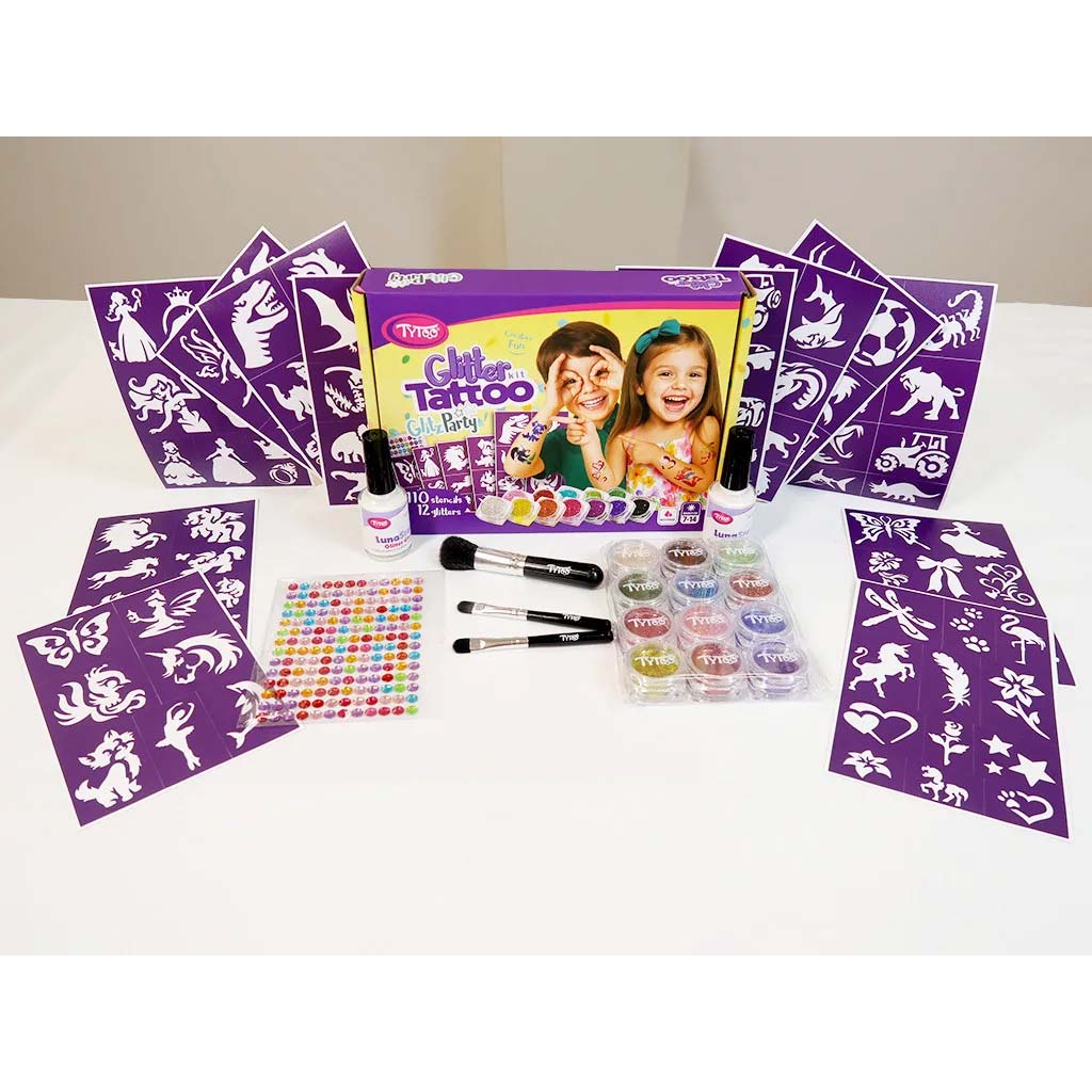 Tytoo: GlitzParty Glitzer-Tattoo-Set Bild 2