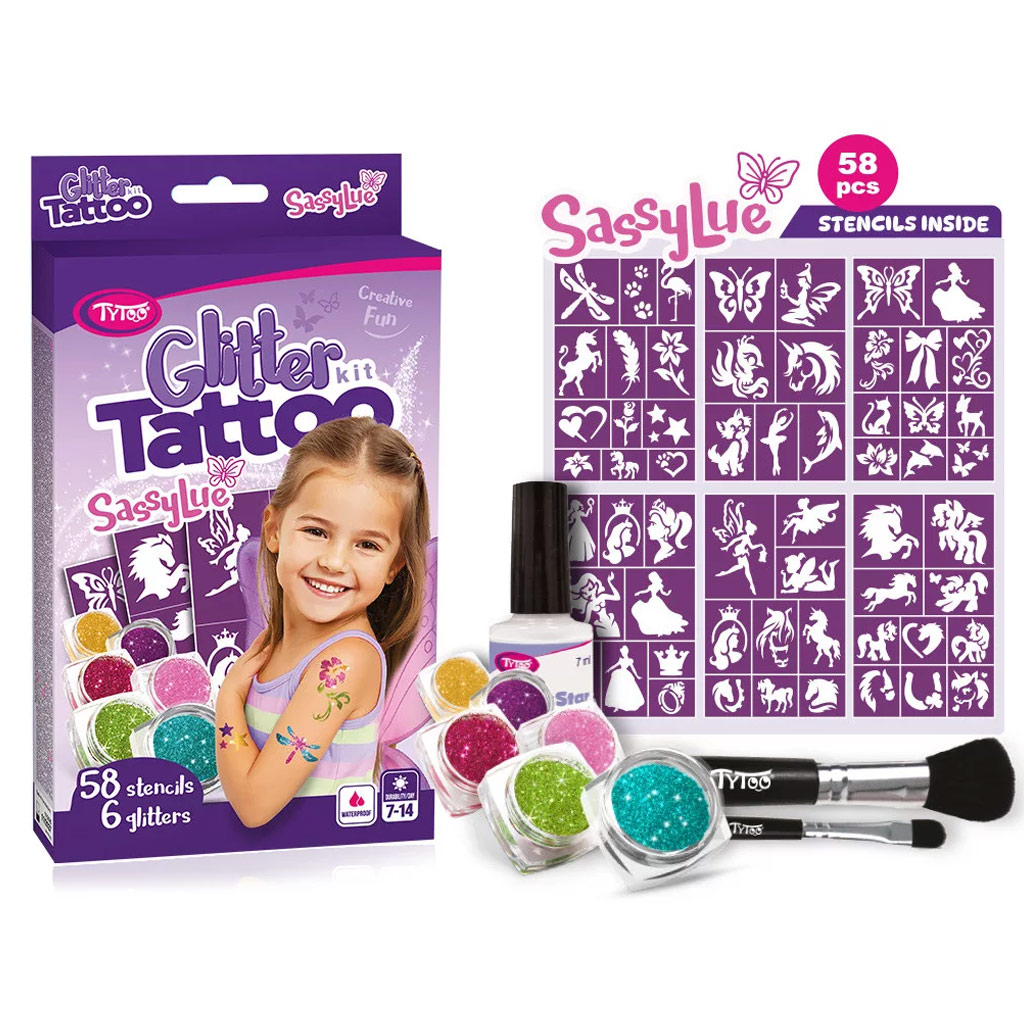 TyToo: SassyLue Glitzer-Tattoo-Set Bild 1