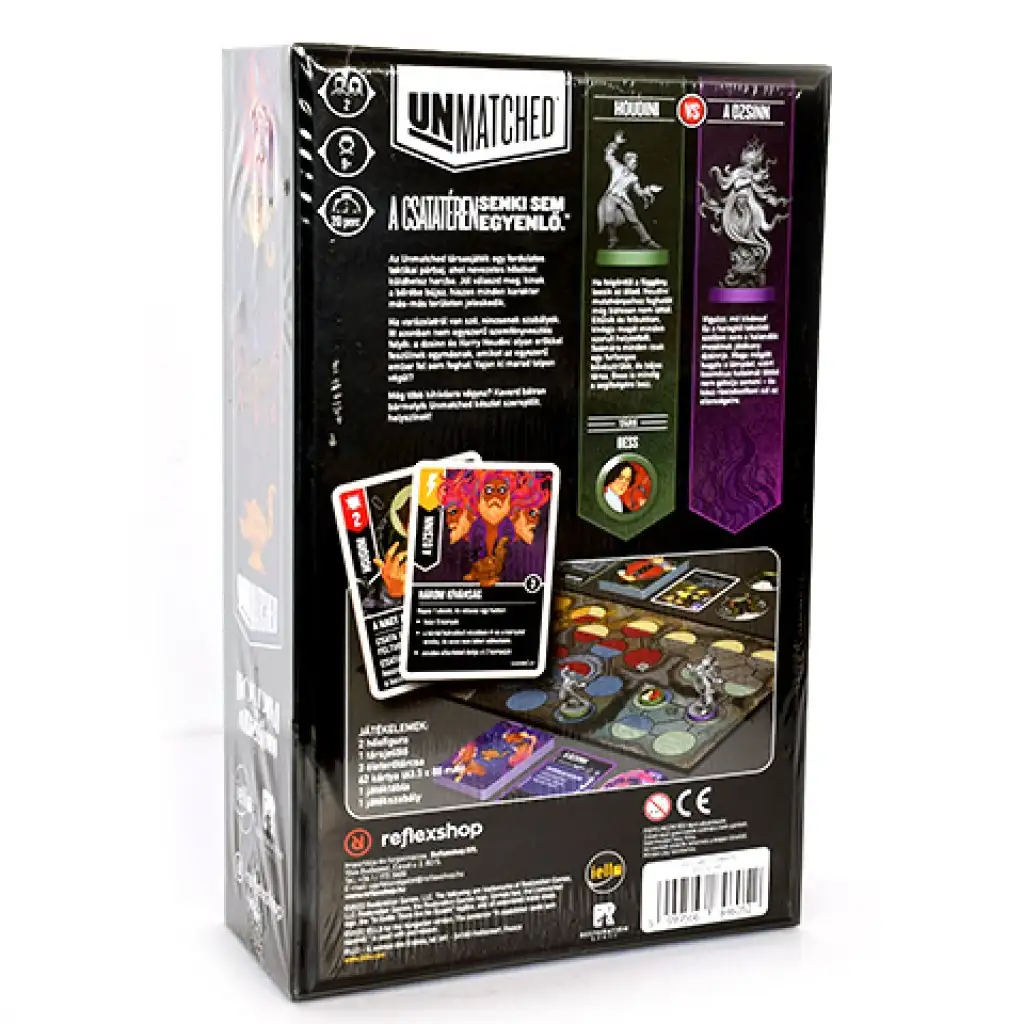 Unmatched: Houdini vs. Der Dschinn Brettspiel Bild 2