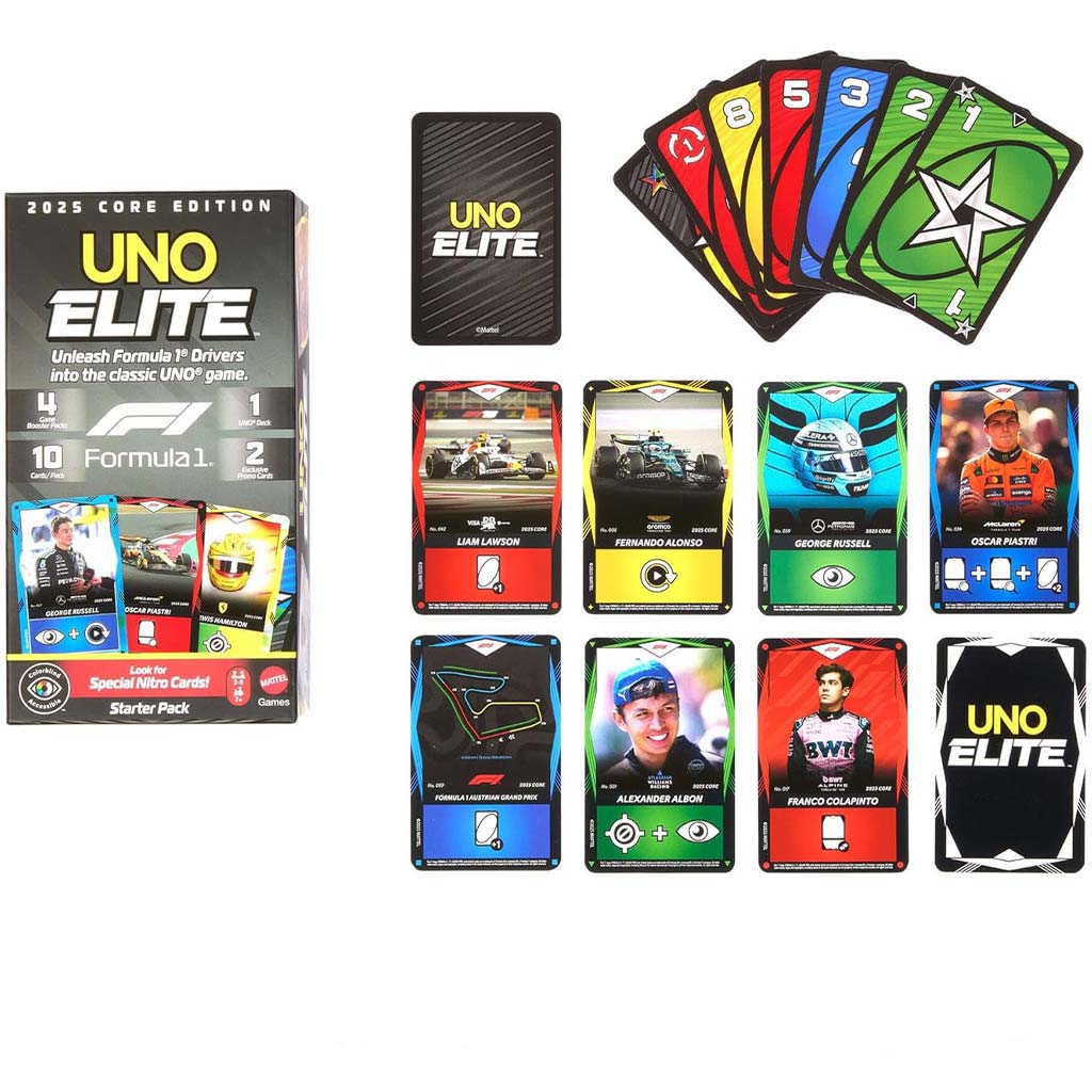UNO Elite F1 Kartenspiel - Mattel Bild 3