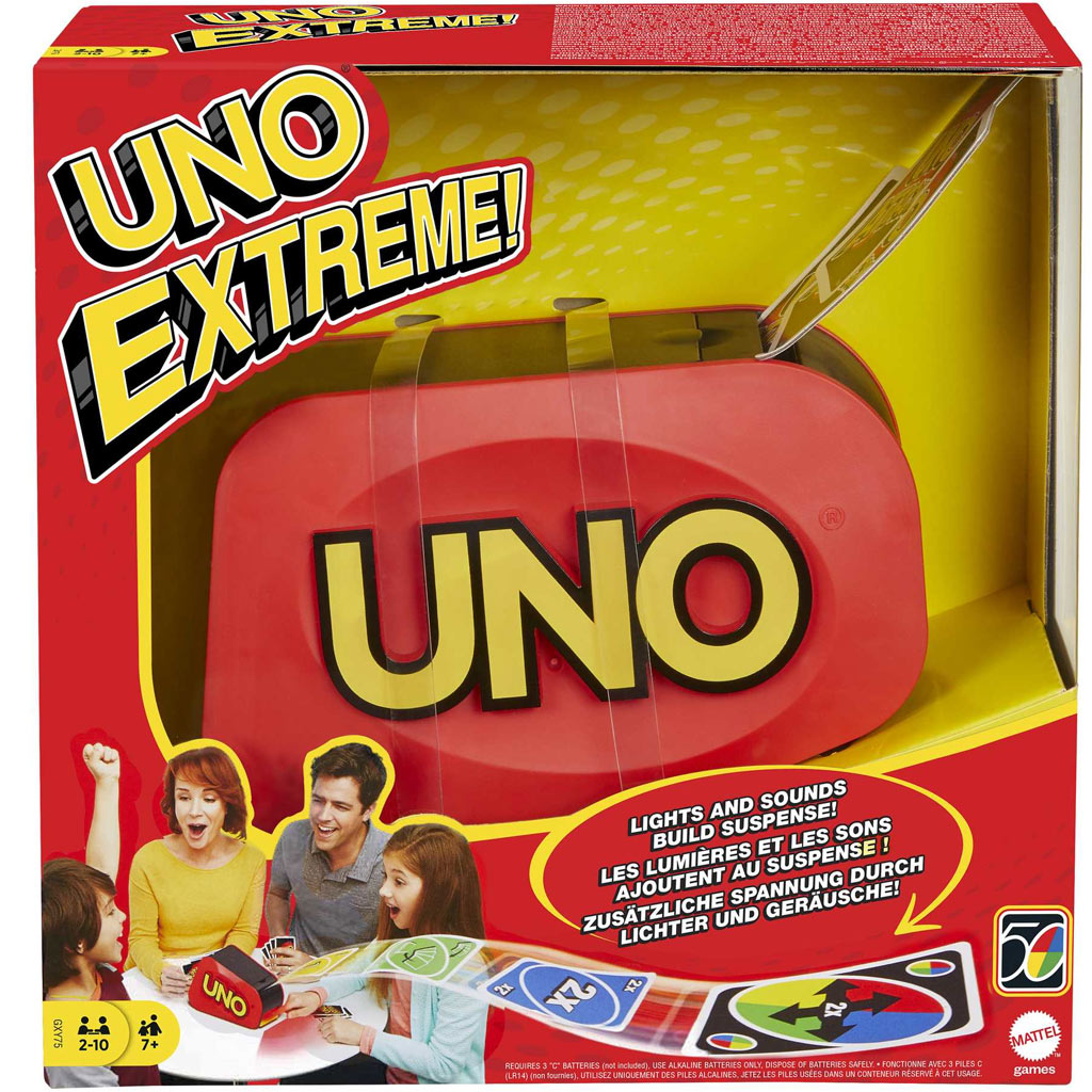 UNO Extreme Karte - Mattel Bild 1